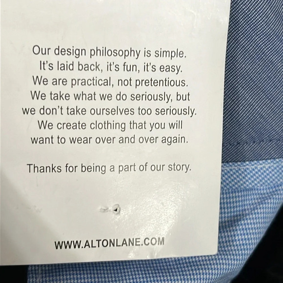 Alton Lane Tailored Fit Mercantile Chinos in Black - NEW - Size 38 - Picture 7 of 7